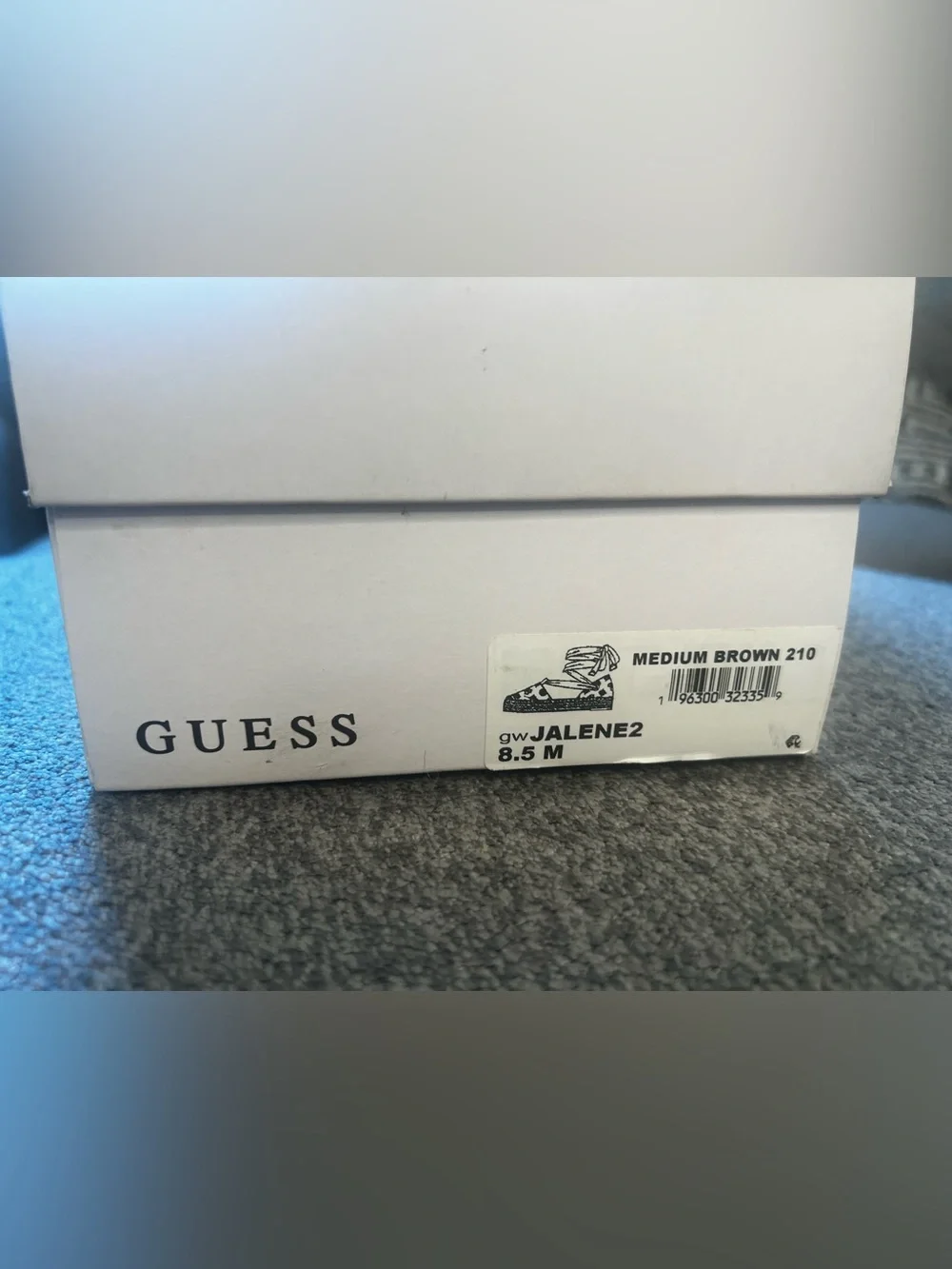GUESS Orange Logo Espadrille Lace-Up Flats